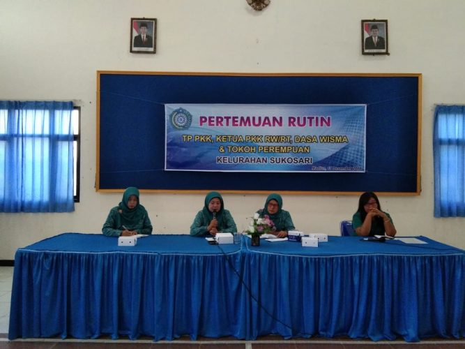 PERTEMUAN RUTIN TP PKK KELURAHAN SUKOSARI