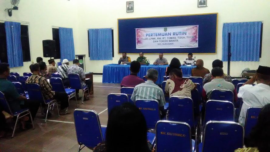 Pertemuan Rutin Kelurahan Sukosari Bulan Desember